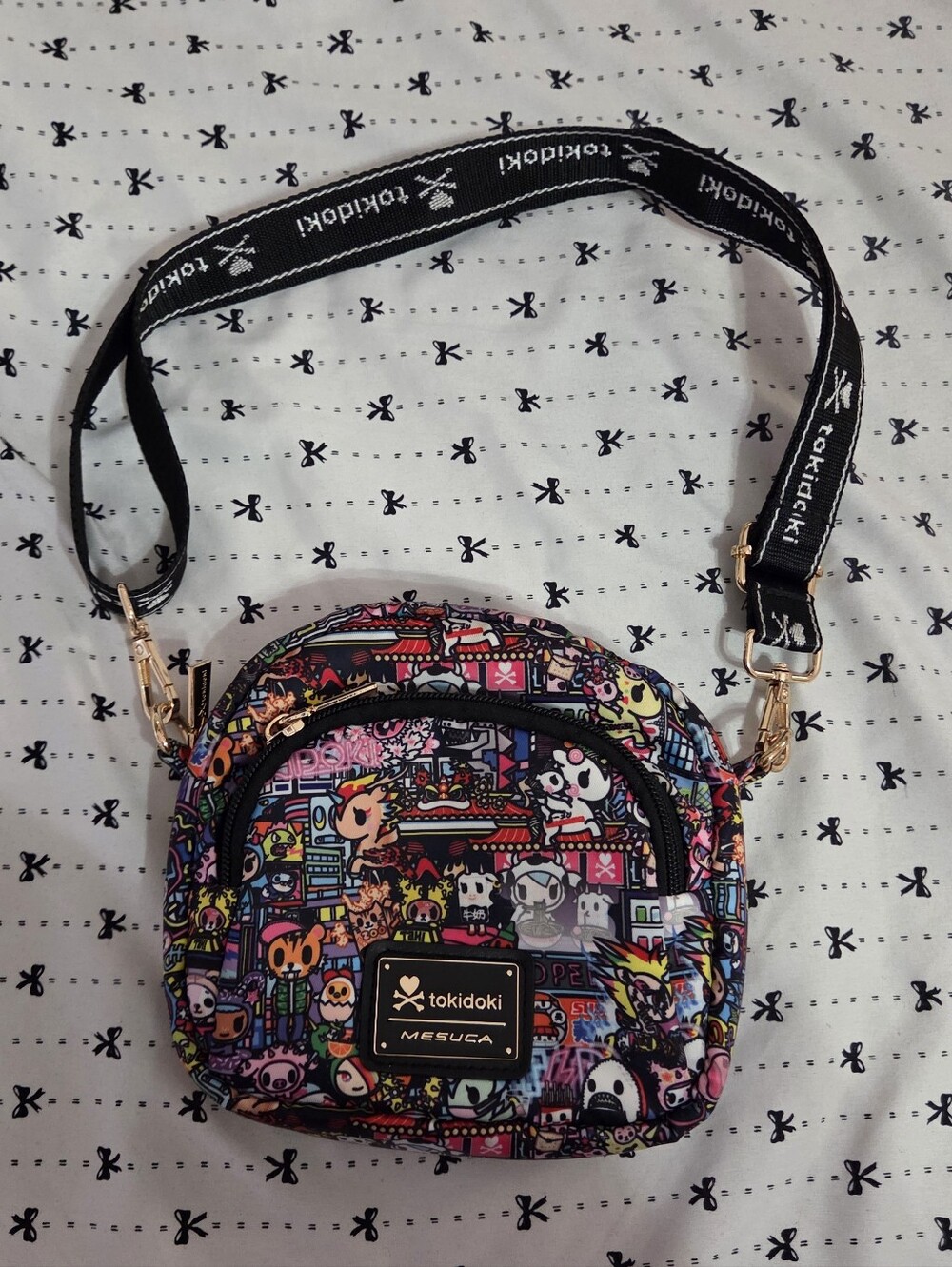 Tokidoki 'Midnight Metropolis' small crossbody bag